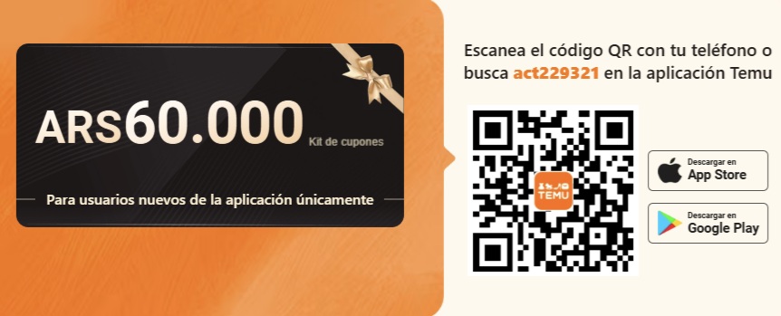 roco200 Codigo descuento TEMU Argentina